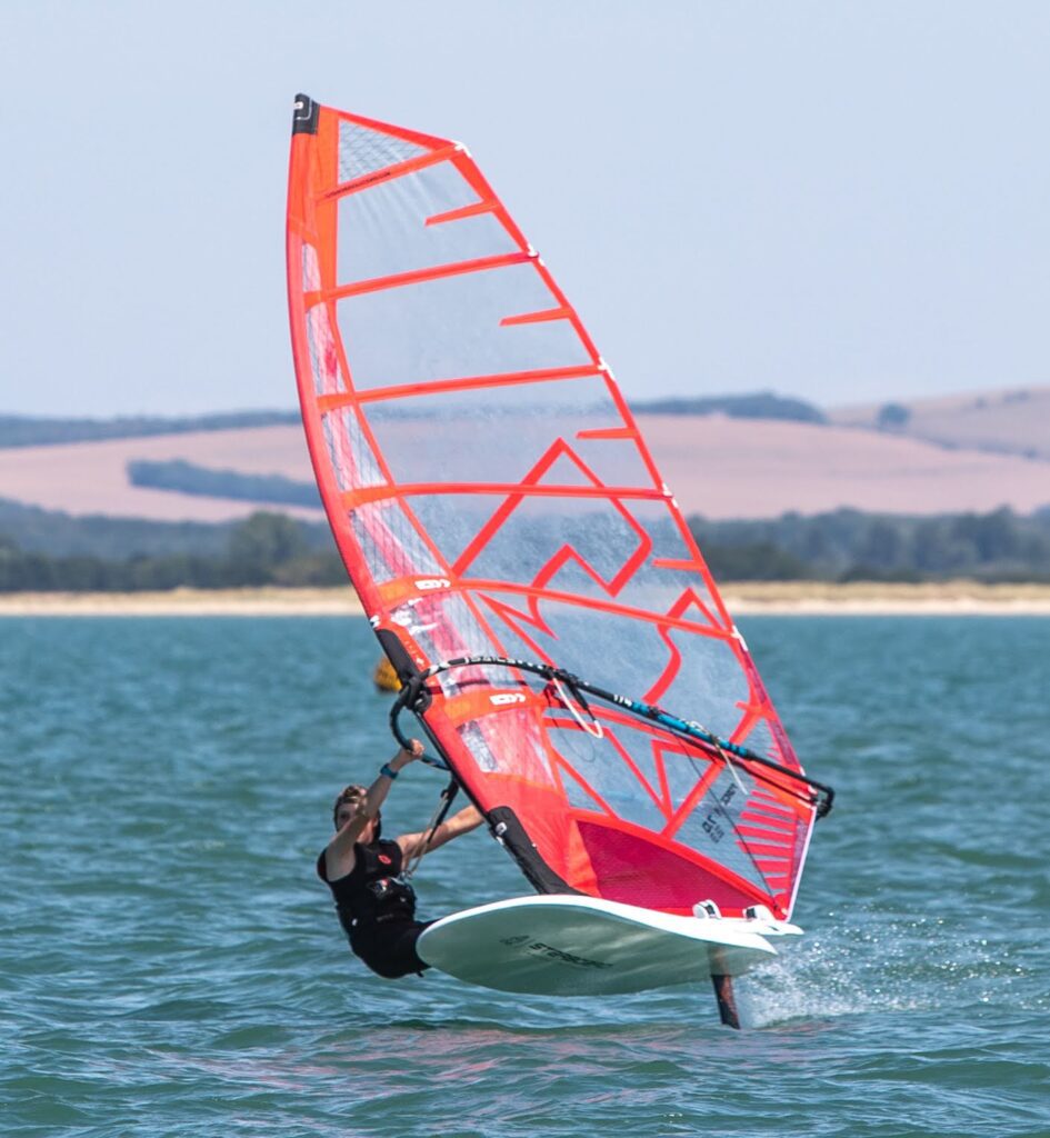 Tom Pringuer Windsurfing.