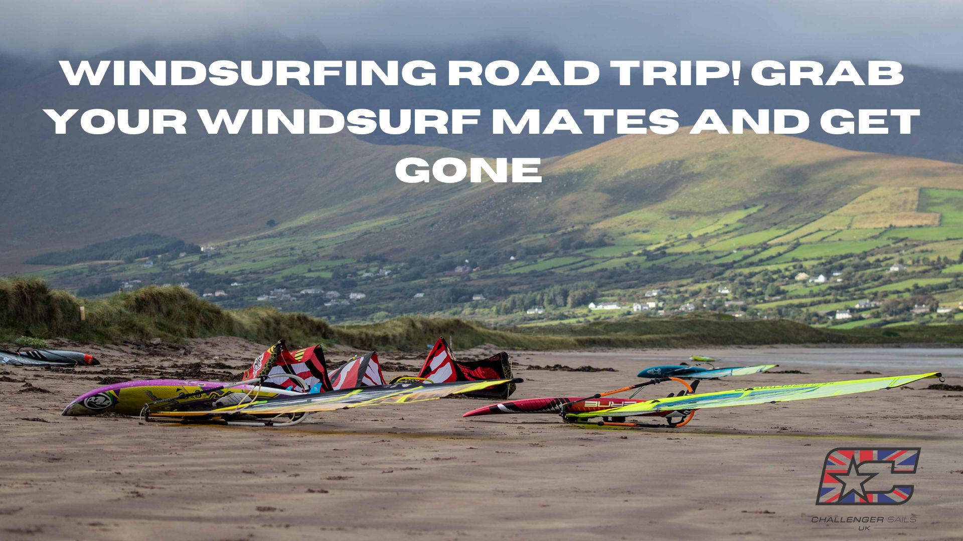 Windsurfing road trip! Grab your windsurf mates and get gone…