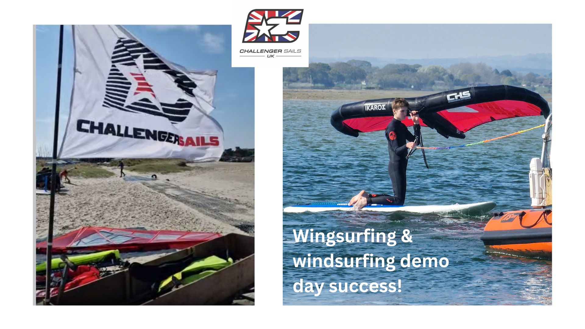 Wingsurfing & windsurfing demo day success!